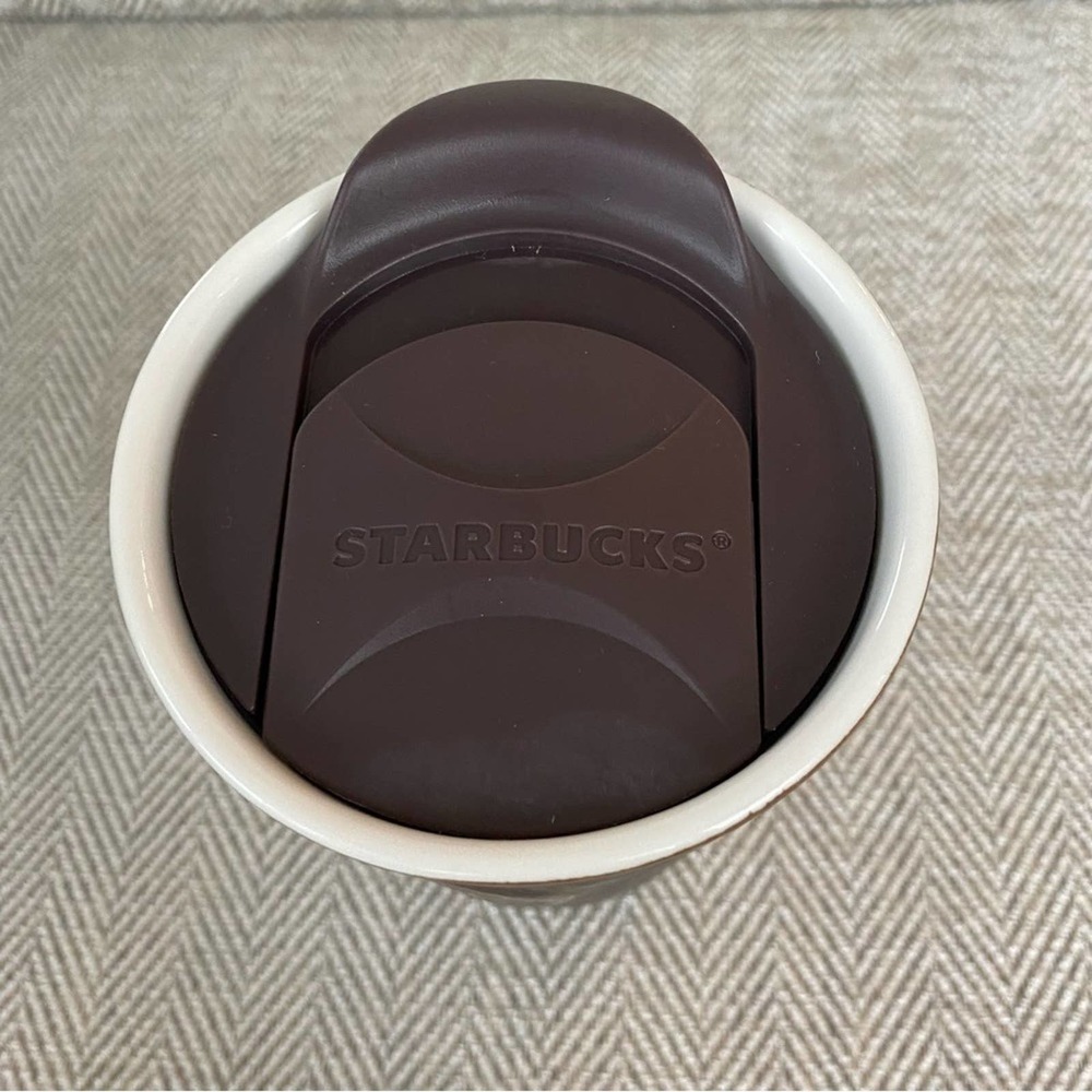 Starbucks 2016 anniversary bronze mermaid ceramic coffee Tumbler travel mug - Picture 2 of 8